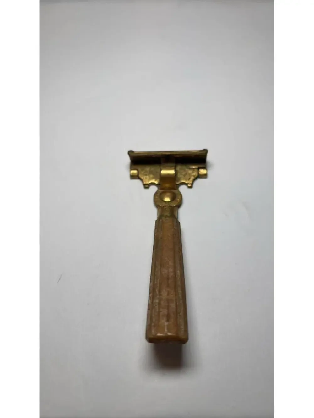 Vintage EVERSHARP / SCHICK Butterscotch Bakelite Handle Razor 1940s